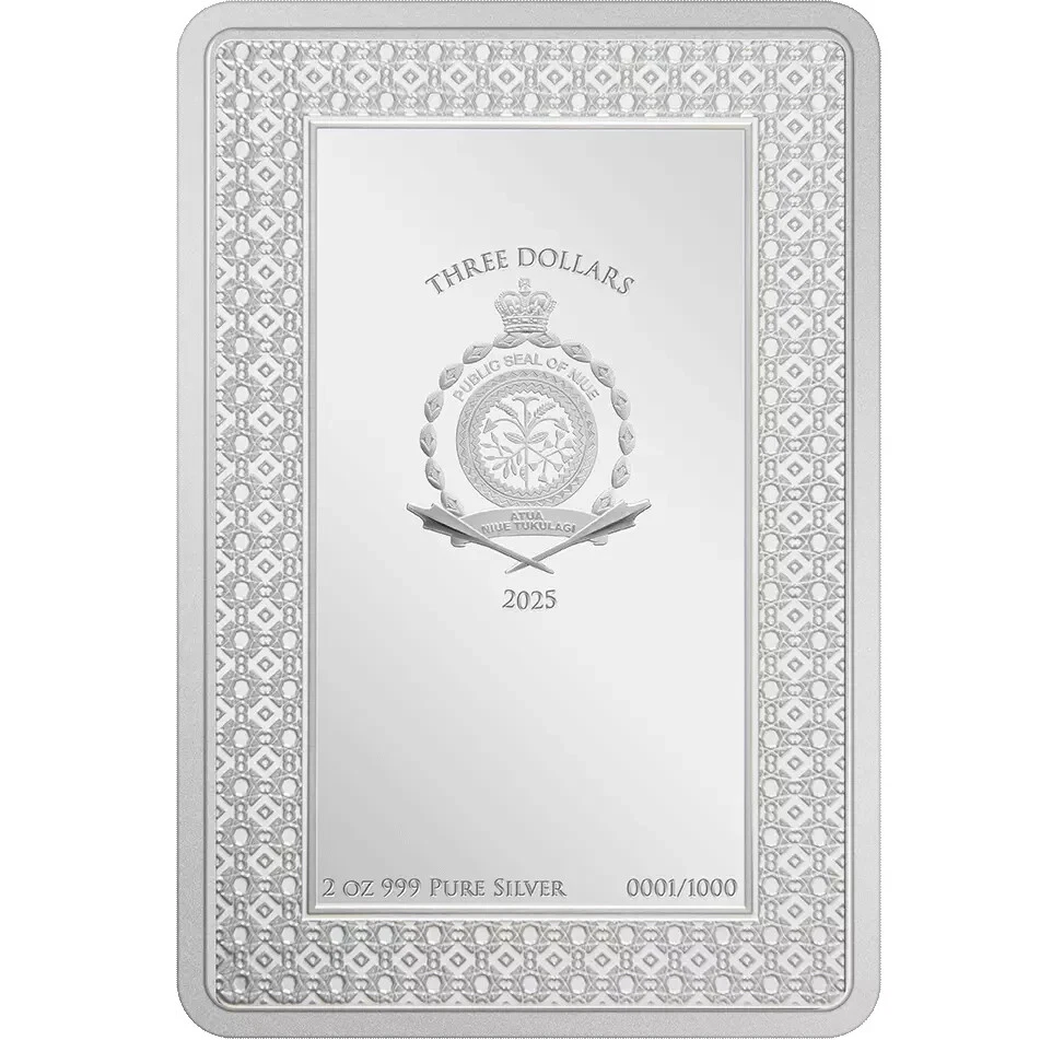 Picture of 2025 Agoro Star Signs of the Zodiac - Aquarius 2 oz Colorized Proof Silver Coin