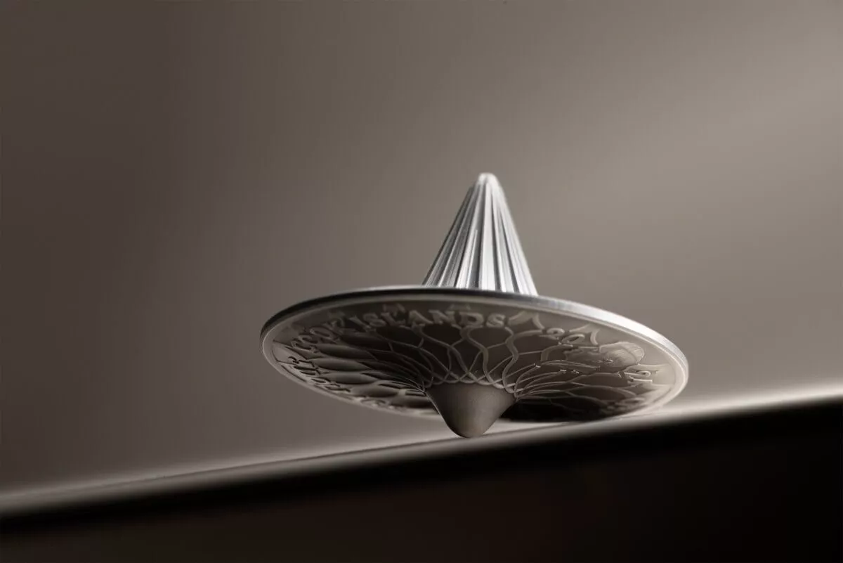 Picture of 2024 CIT Spinning Coin 1 oz Ultra High Relief Antique Silver Coin - 30560