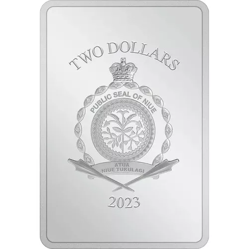 Picture of 2023 New Zealand Mint Hobbit Battle of the Five Armies Poster 1 oz Silver Coin