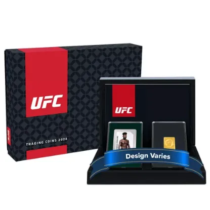 Picture of 2024 Agoro UFC Trading Coins: 2 x 1 oz Silver Bar - New / Sealed