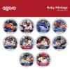 Picture of 2024 Agoro Major League Baseball (MLB) Trading Coins: 2 x 1 oz Silver Bar - New