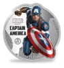 Picture of Pamp MMTC Marvel Captain America 1 oz Colorized Silver Coin (Capsule, Box, COA)
