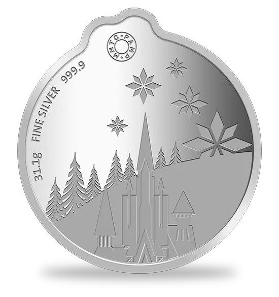 Picture of Pamp MMTC Disney Frozen 1 oz Colorized Silver Coin (Capsule, Box, COA)