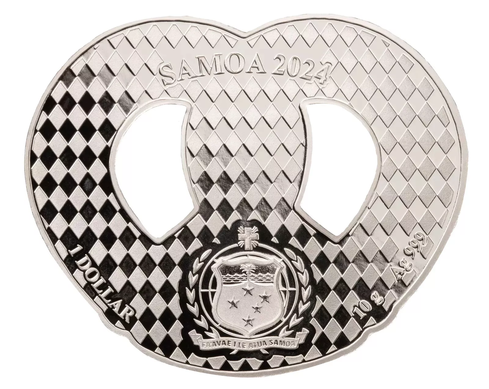 Picture of 2024 Oktoberfest German Pretzel 10 Gram Colorized Proof-like Silver Coin