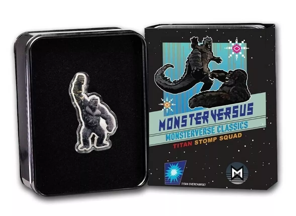 Picture of 2024 New Empire Monsterverse King Kong Shaped 1 oz Colorized Proof Silver Coin