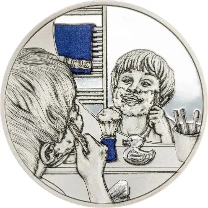 Picture of 2023 Power Coin Be Big Series: Daddy Boy Gift Box 0.5 oz Silver Coin