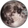 Picture of 2023 Moon Puzzle High Relief 1 oz Colorized Antique Silver & 4.5 oz Copper Coin
