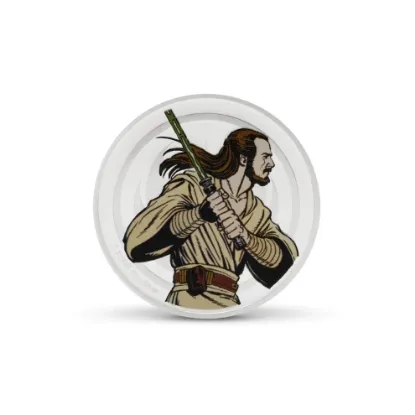 Picture of 2025 Agoro Star Wars Qui-Gon Jinn vs. Darth Maul 1 oz Colorized Silver Medallion