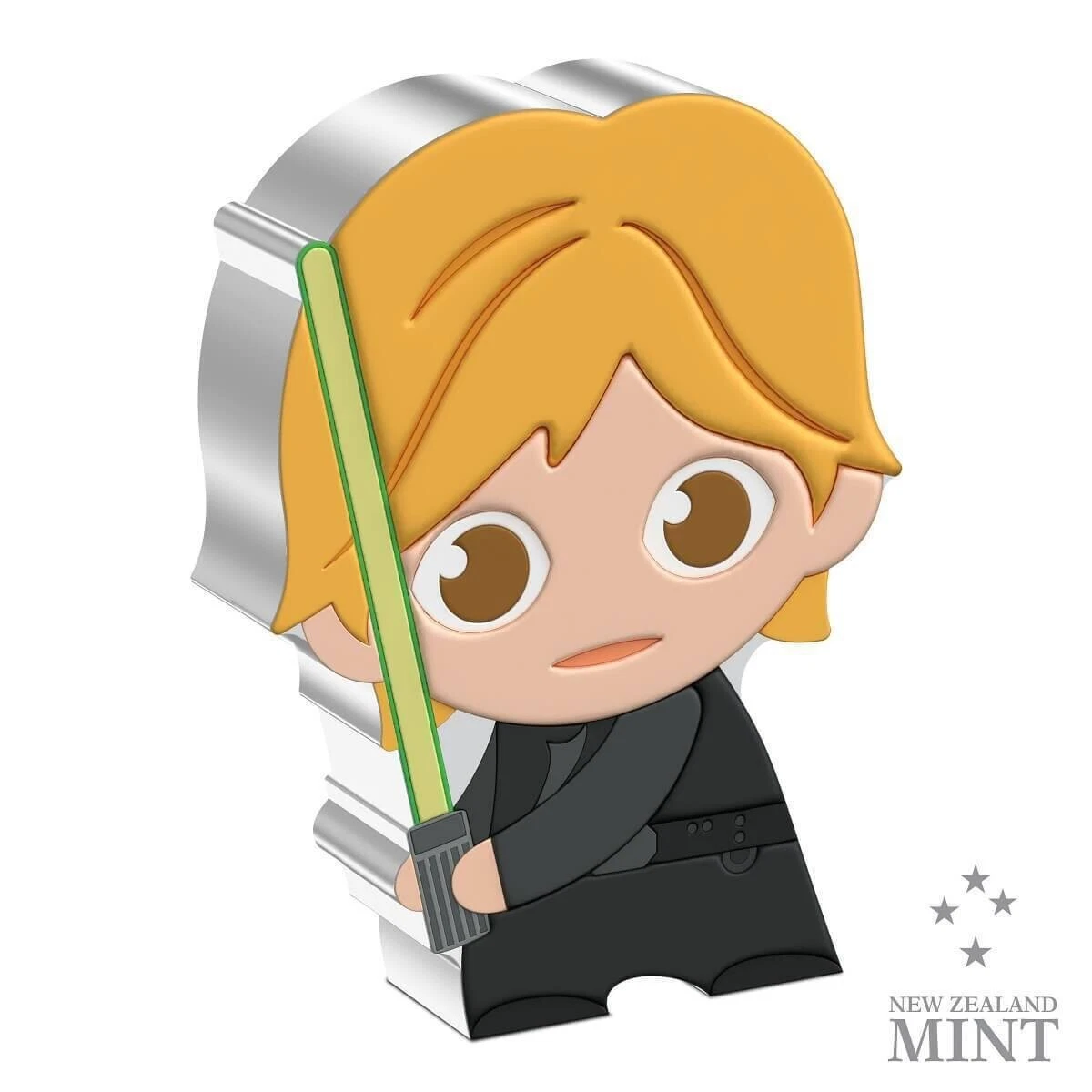 Picture of 2023 New Zealand Mint Star Wars Luke Skywalker Chibi 1 oz Proof Silver Coin