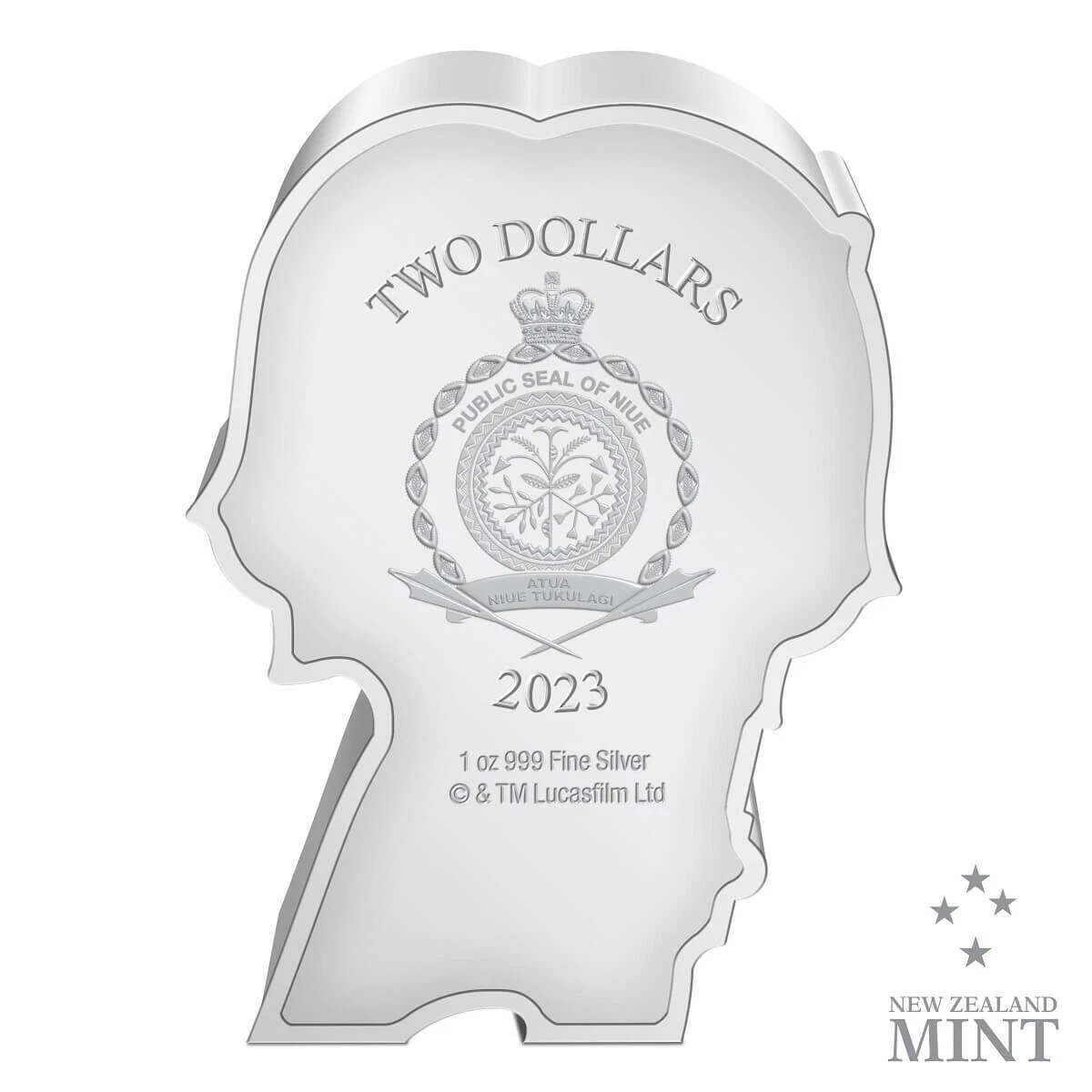 Picture of 2023 New Zealand Mint Star Wars Luke Skywalker Chibi 1 oz Proof Silver Coin