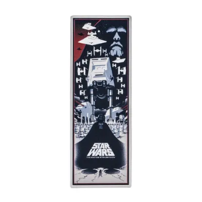 Picture of 2024 Agoro Star Wars Empire Strikes Back Movie Poster 3 oz Colorized Proof Silver Coin