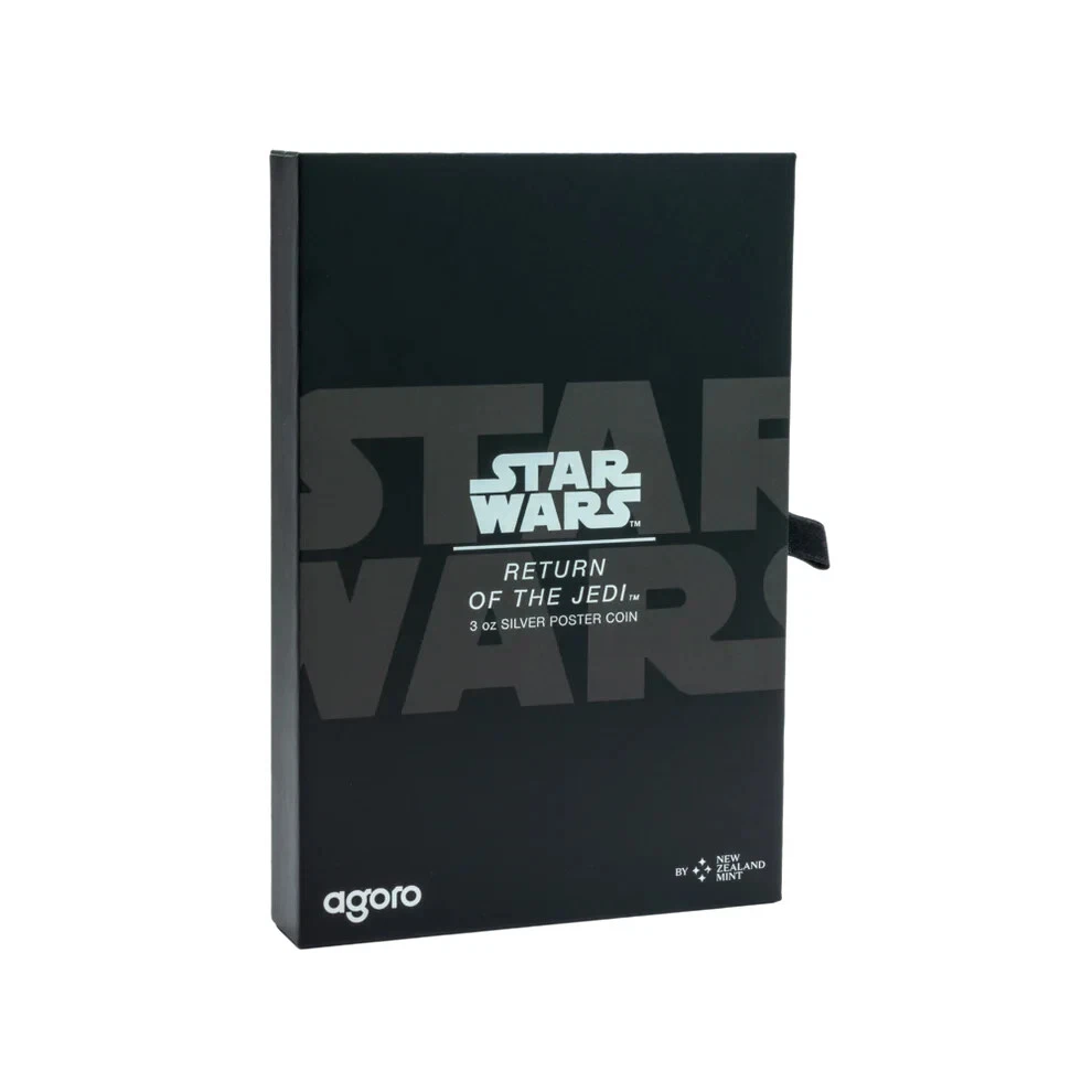 Picture of 2024 Agoro Star Wars Return of the Jedi 3 oz Colorized Proof Silver Coin