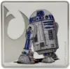 Picture of 2025 Agoro Star Wars Luke Skywalker and R2-D2 1 oz Colorized Silver Medallion