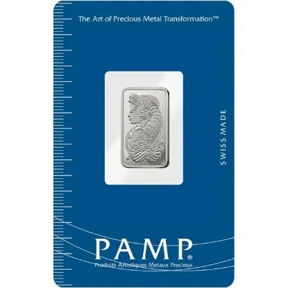 Picture of Pamp Suisse Lady Fortuna 2.5 Gram Silver Bar - In Assay Card