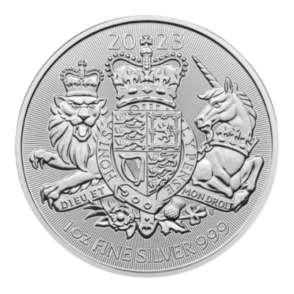 Picture of 2023 The Royal Mint Great Britain British Royal Arms 1 oz Silver Coin