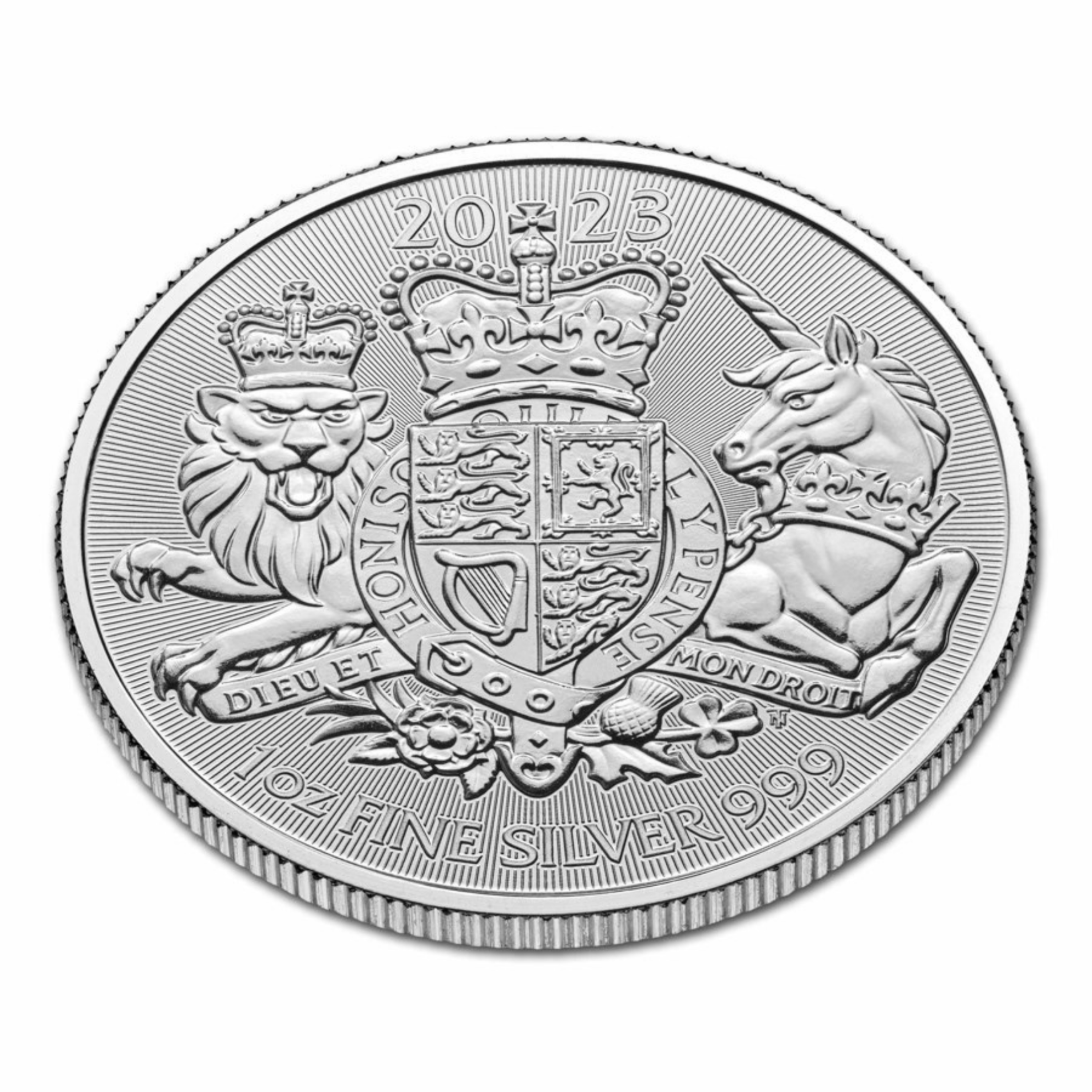 Picture of 2023 The Royal Mint Great Britain British Royal Arms 1 oz Silver Coin