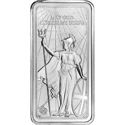 Picture of 2022 East India Company St Helena Britannia 10 oz Silver Bar - Sealed