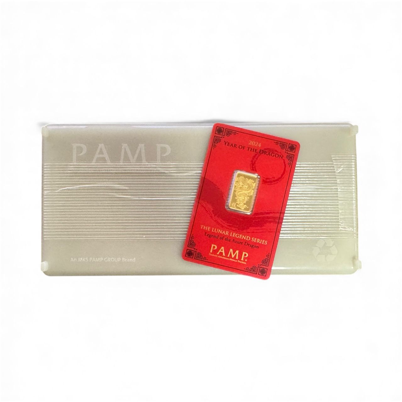 Picture of (Box of 25) 2024 Pamp Lunar Series Dragon 5 gram Gold Bar - Low Serial