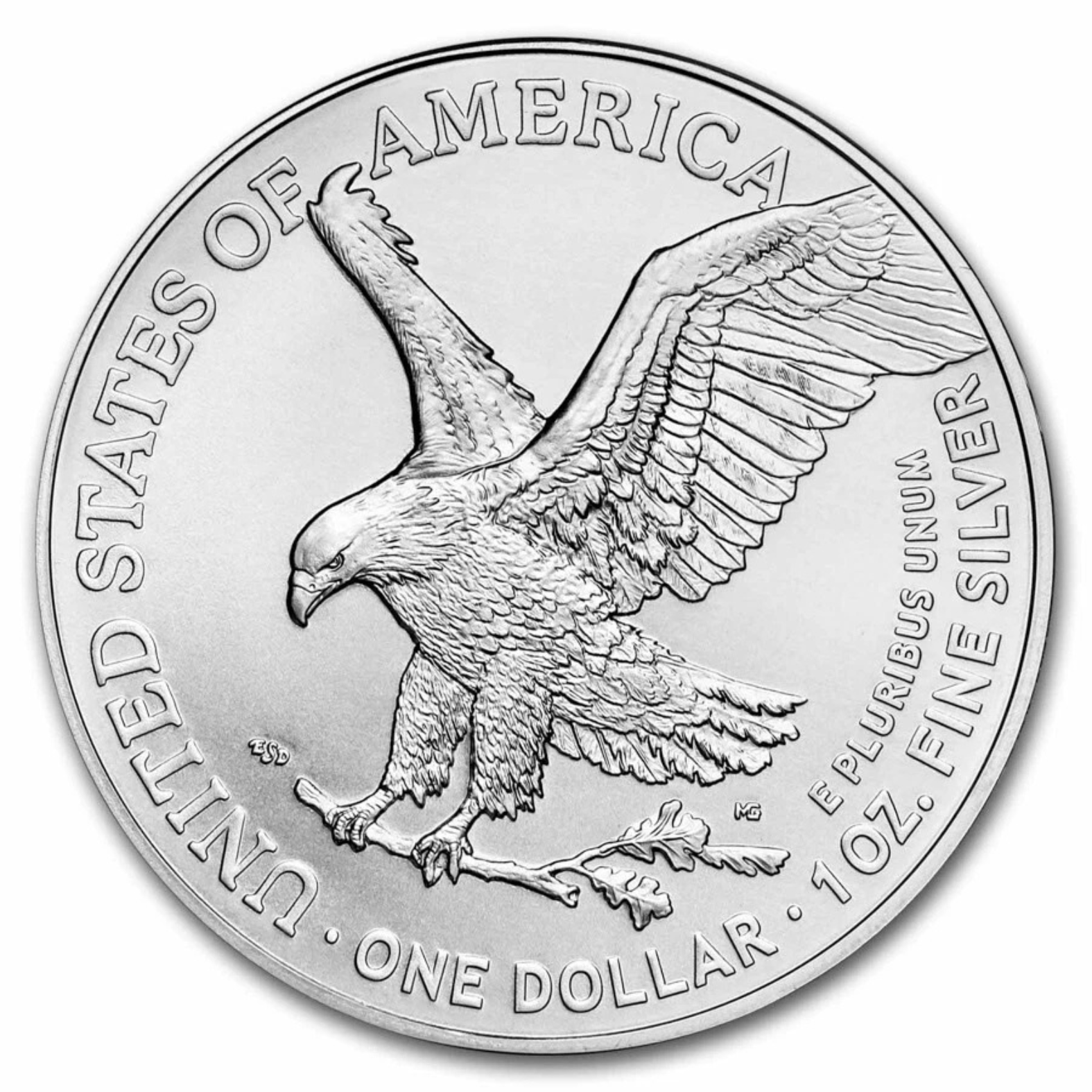 Picture of American Silver Eagle (ASE) 1 oz Silver Coin - Random Year