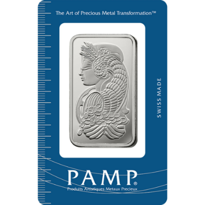 Picture of Pamp Suisse Lady Fortuna 1 oz Silver Bar - In Assay