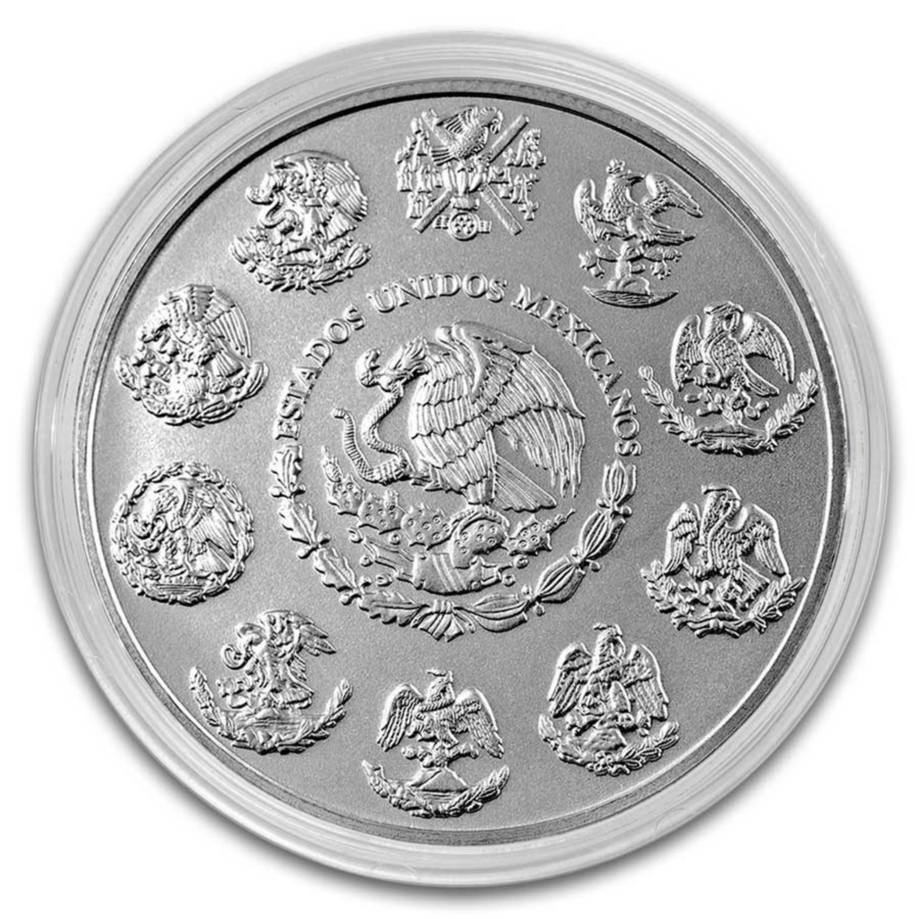 Picture of 2024 Mexico 1 Kilo (1000 Gram) BU Libertad Coin - In Capsule