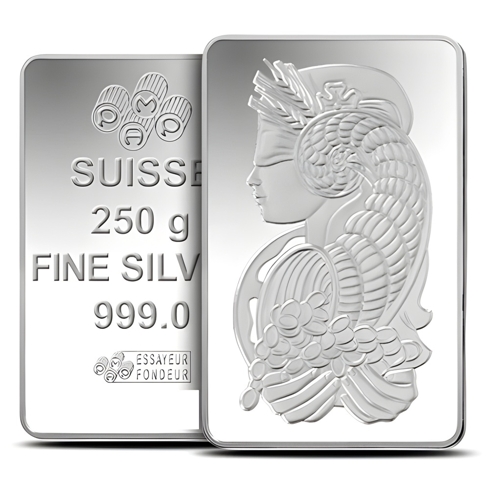 Picture of Pamp Suisse Lady Fortuna 250 Gram Silver Bar - Hard Case + Coa
