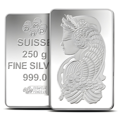 Picture of Pamp Suisse Lady Fortuna 250 Gram Silver Bar - Hard Case + Coa