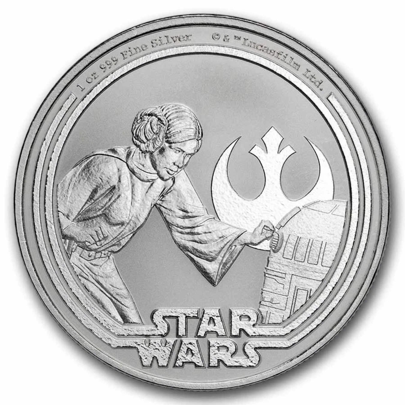 Picture of 2025 Niue Star Wars Princess Leia 1 oz Silver Coin