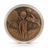 Picture of Glow in the Dark 5 oz Copper Coin - In Capsule