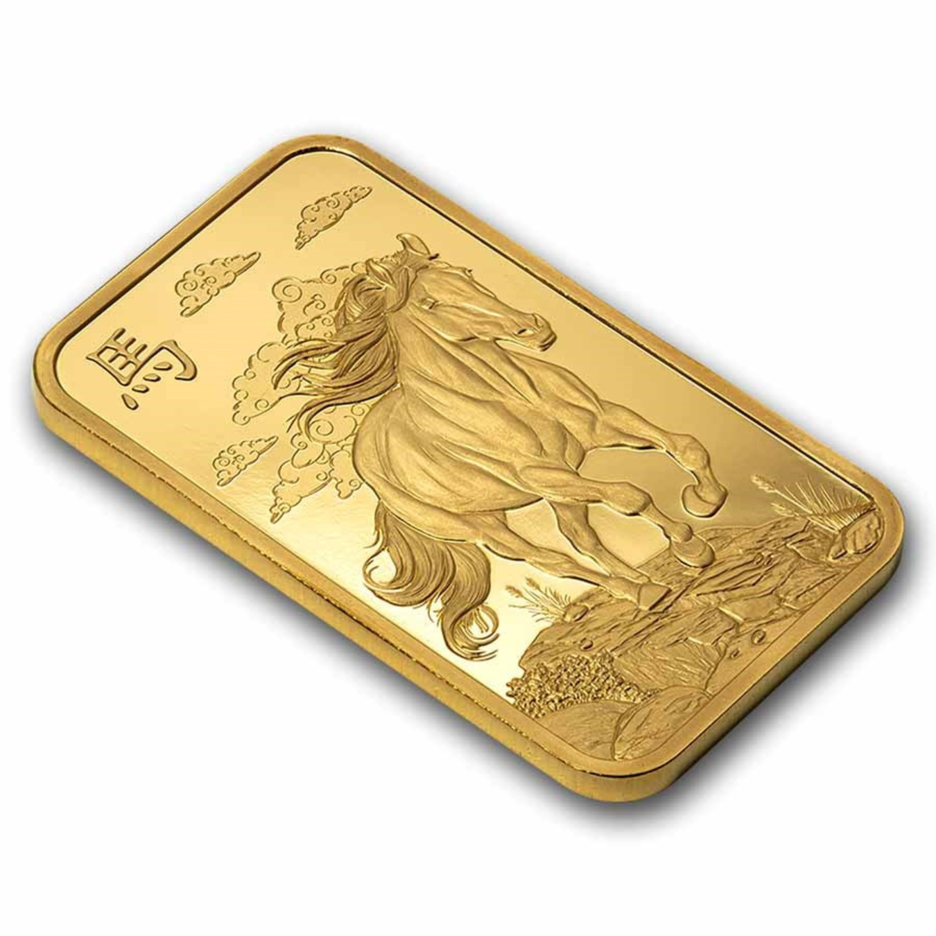 Picture of 2026 Pamp Suisse Year of the Horse 1 oz Gold Bar - In Assay w/Sleeve