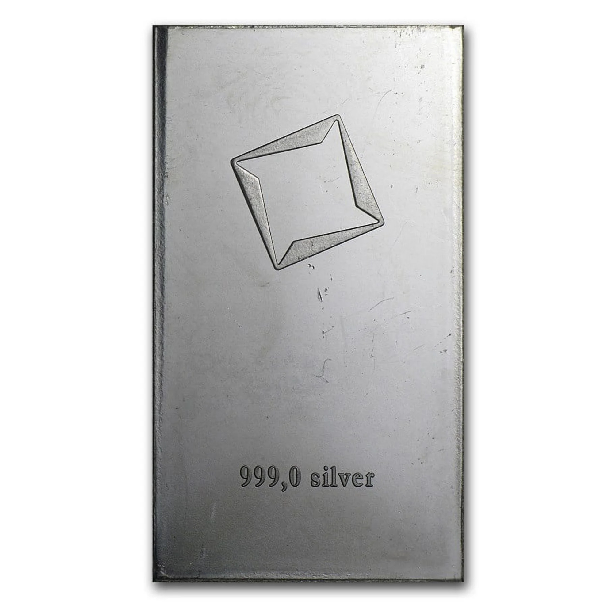 Picture of Valcambi Suisse 10 Gram Silver Bar – Single Break-Off Piece from 10x10 CombiBar