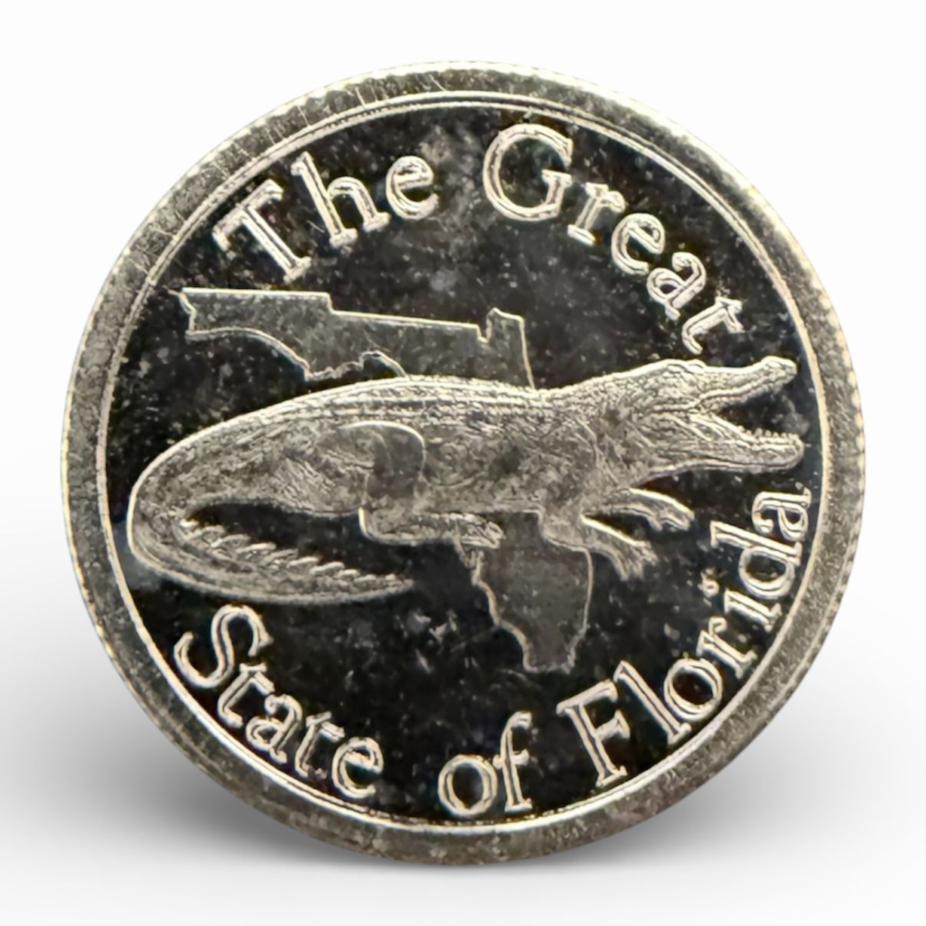 Picture of (Lot of 100) 1 Gram Gator 999 Fine Silver Round – Circulated w/Capsule