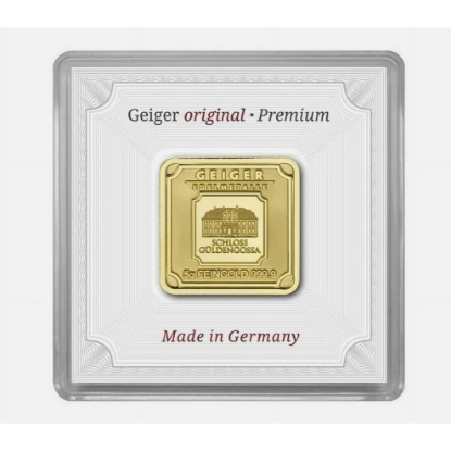 Picture of Geiger Edelmetalle Original 5 Gram Gold Bar - In Capsule