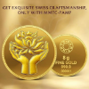 Picture of Pamp MMTC Lotus 8 Gram Gold Round - Large Card Assay