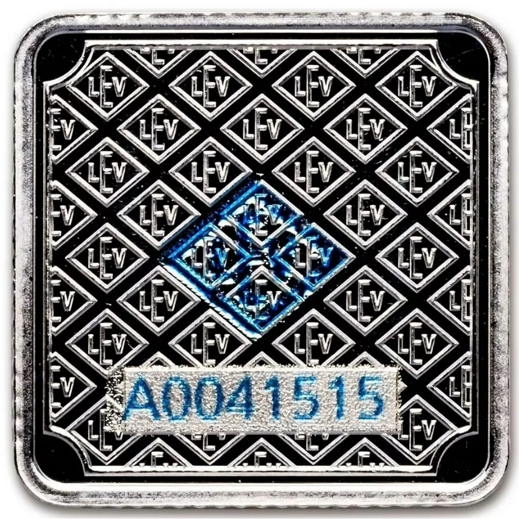 Picture of Geiger Edelmetalle Original 5 Gram Silver Square - Raw / Loose / No Capsule