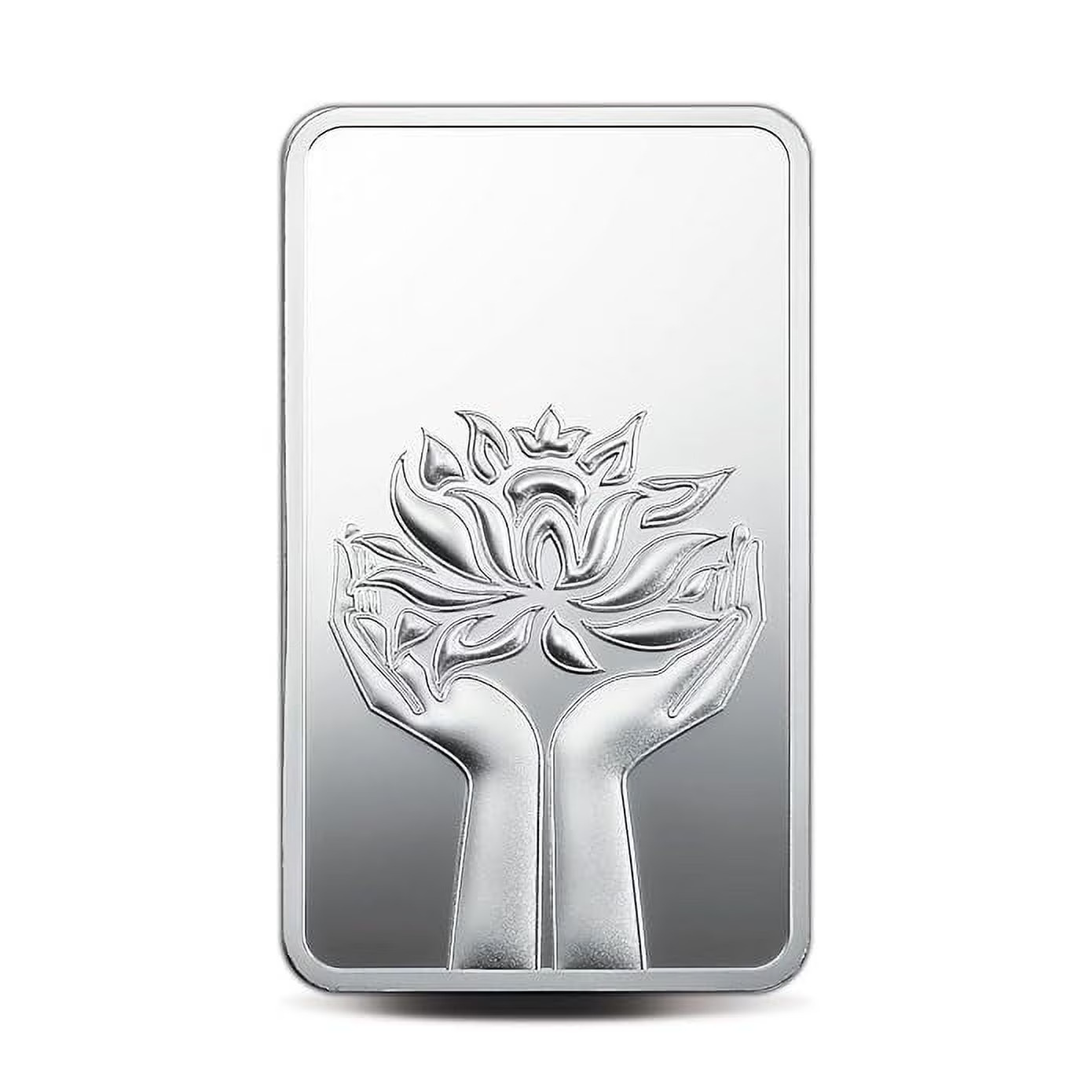 Picture of Pamp MMTC Lotus 100 Gram Silver Bar - In Tall Assay