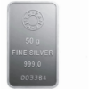 Picture of Pamp MMTC Lotus 50 Gram Silver Bar - In Assay