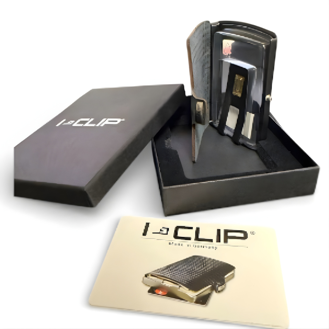 Picture of I-Clip Money Clip Wallet w/ Integrated Heimerle + Meule (H+M) 2.5 Gram Gold Bar