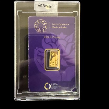 Picture of Pamp MMTC Peacock 2 Gram Gold Bar - In Hard Cover