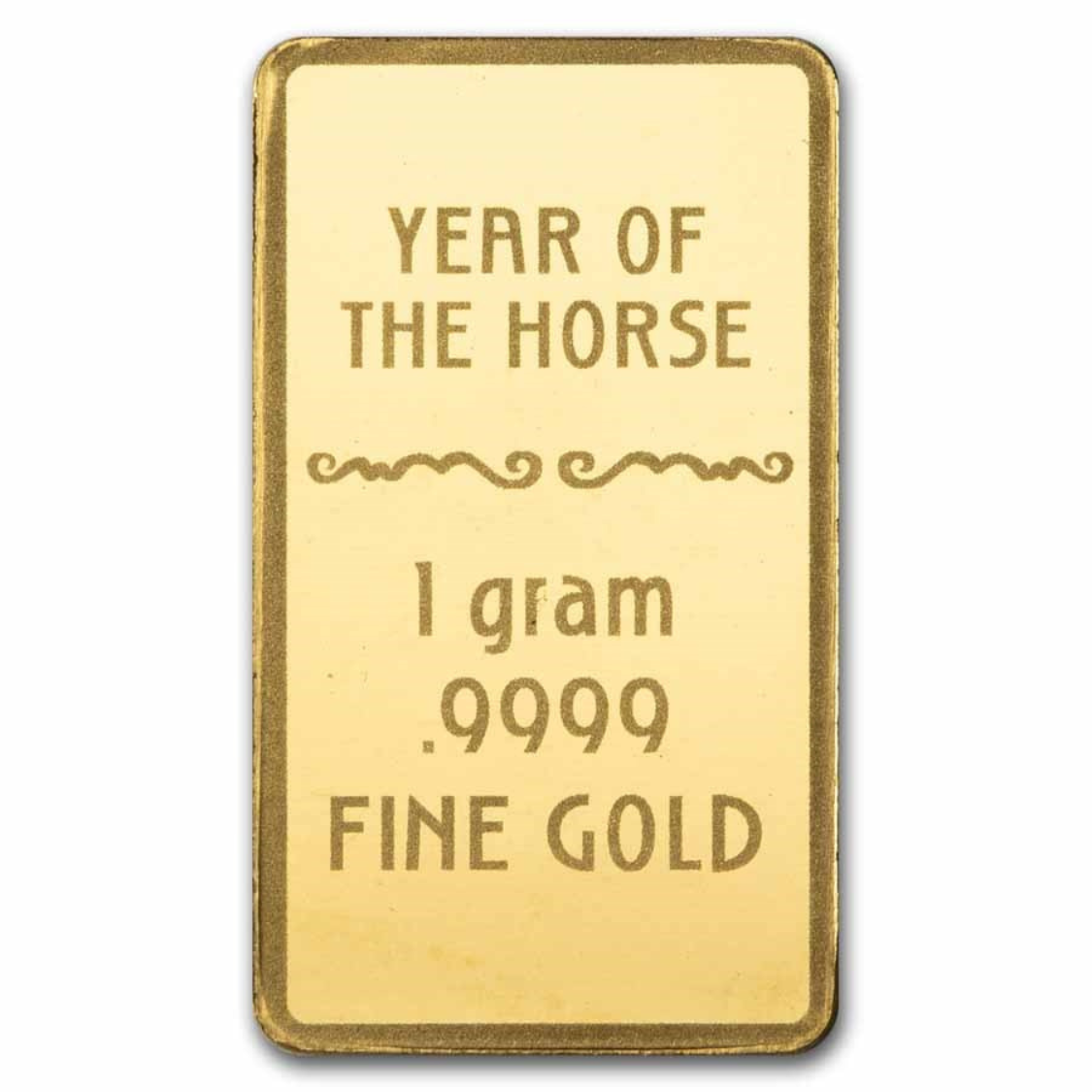 Picture of 2026 Lunar Series Year of the Horse 1 Gram Gold Bar - In TEP