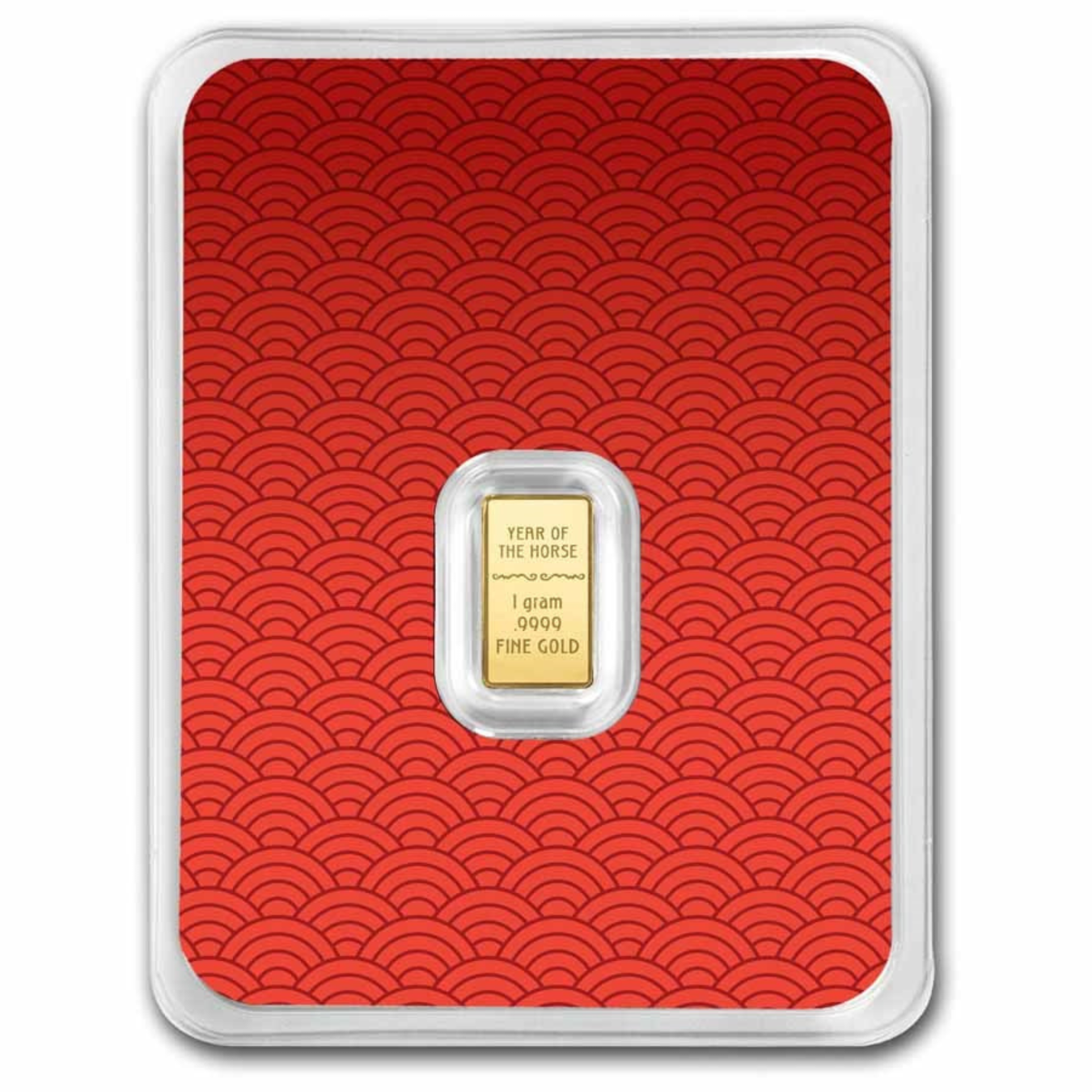 Picture of 2026 Lunar Series Year of the Horse 1 Gram Gold Bar - In TEP