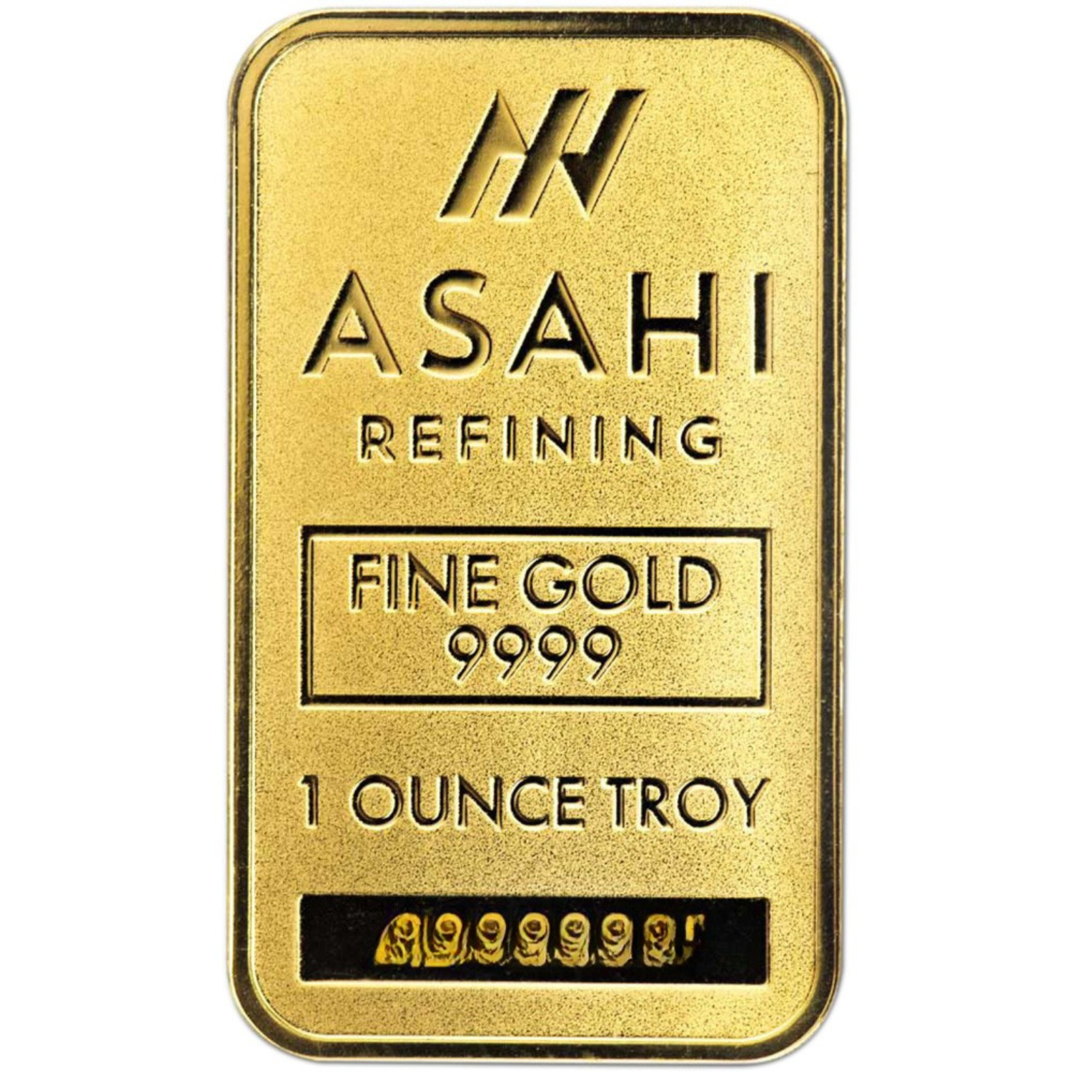 Picture of Asahi Refining Diwali Lakshmi 1 oz Gold Bar in Assay – LOW Serial #AD000017