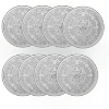 Picture of (Lot of 8) GSM Aztec Mayan Calendar 2 oz (8 x 1/4 oz) Silver Round