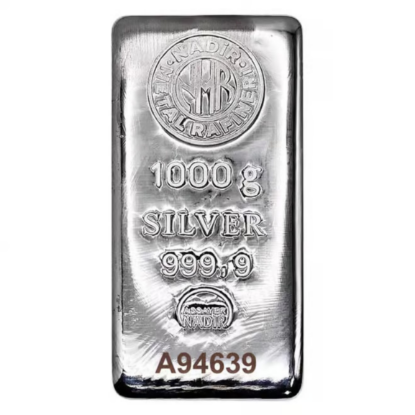 Picture of Nadir Refinery 1 Kilo (1000 g) Silver Bar - Sealed w/COA