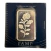 Picture of PAMP Suisse Rosa 100 Gram Silver Bar in Assay – Ultra Low Serial Number C000002 – Rare