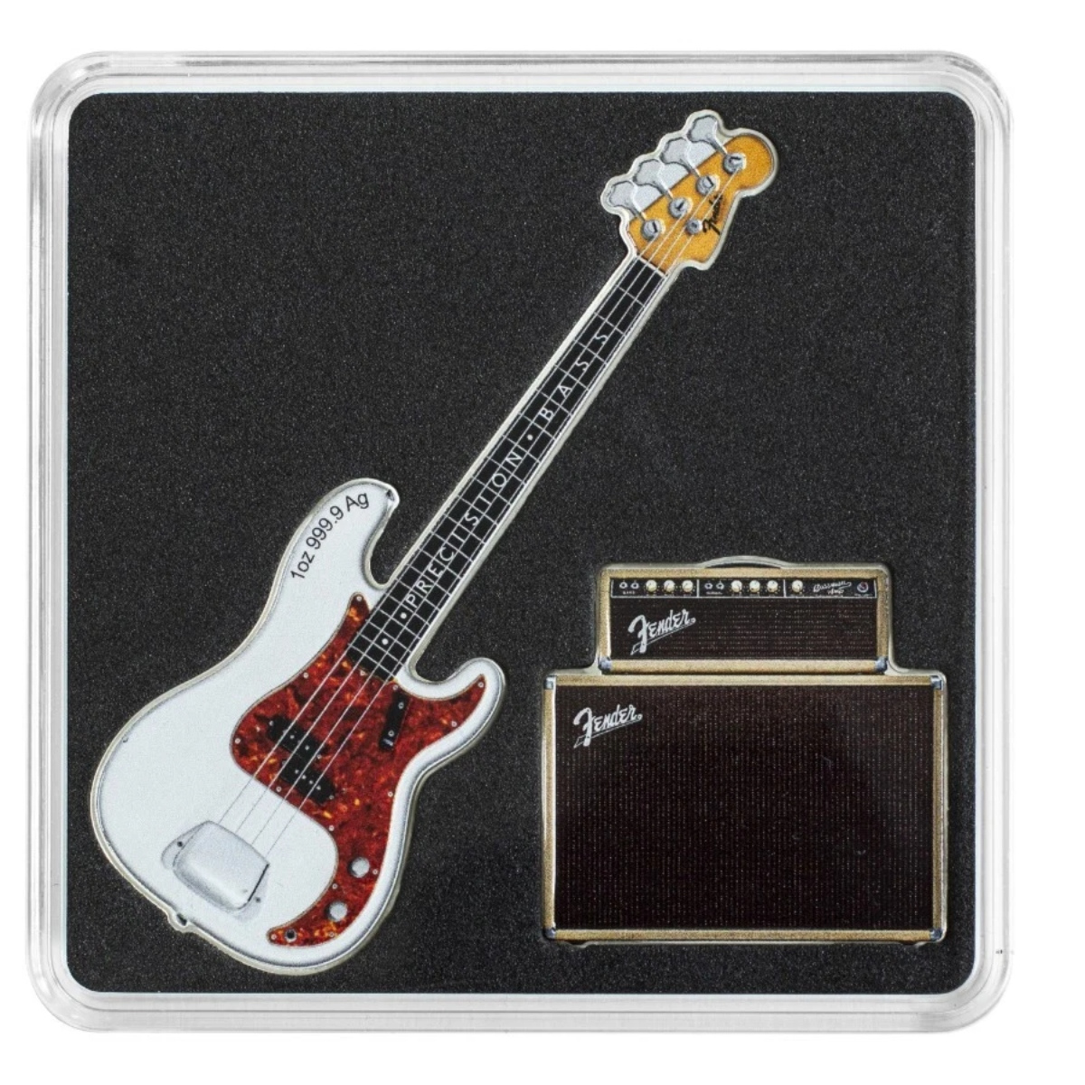 Picture of PAMP Fender Dynamic Duo 2-Coin 2 x 1 oz Silver Set w/ Low Serial # 0001