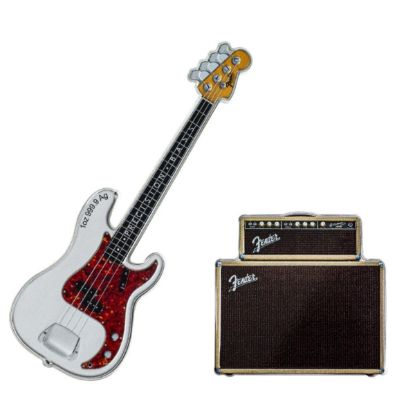 Picture of PAMP Fender Dynamic Duo 2-Coin 2 x 1 oz Silver Set w/ Low Serial # 0001