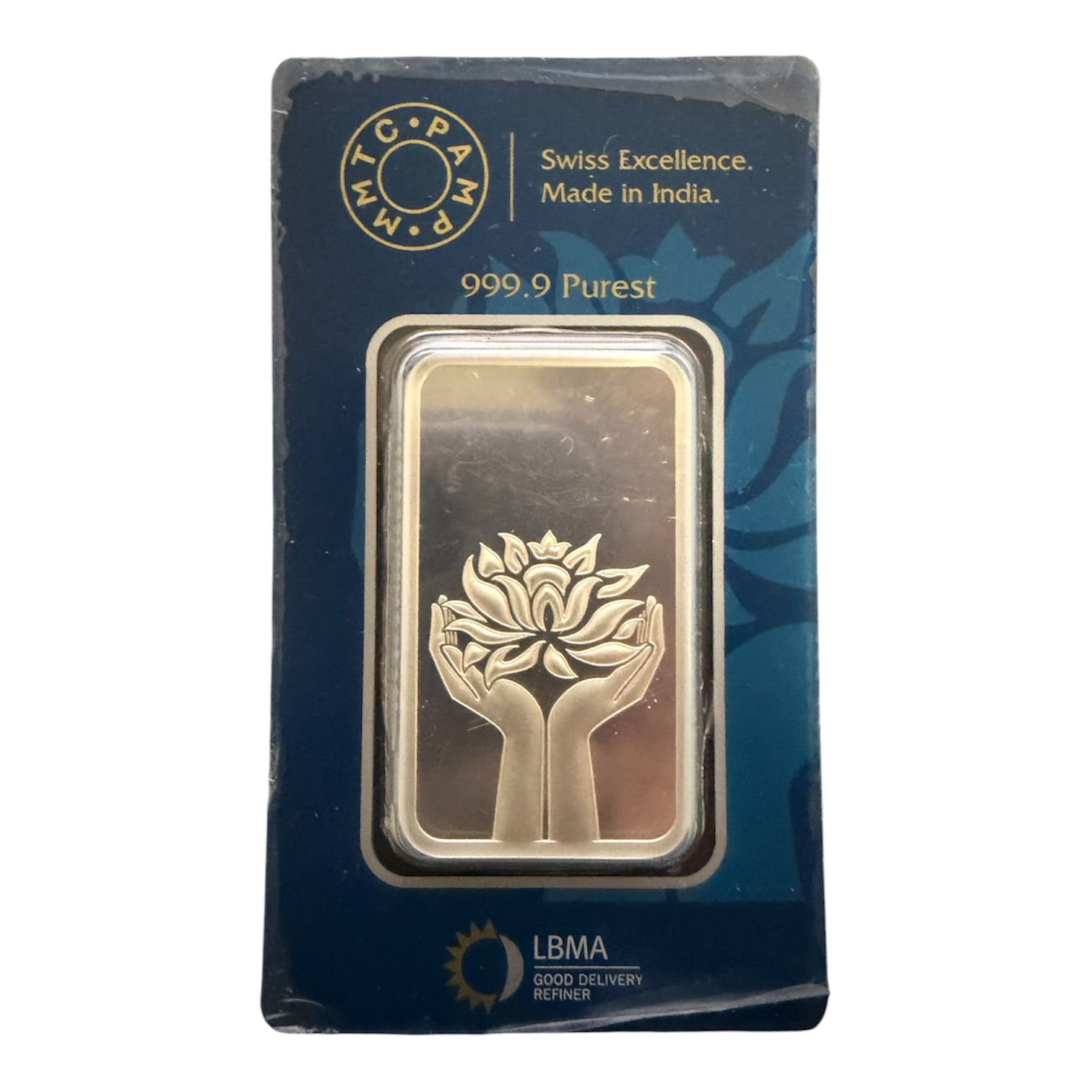 Picture of (Set of 2) PAMP MMTC Lotus 1 oz Silver Bar w/ Consecutive Serial # 14 & 15 