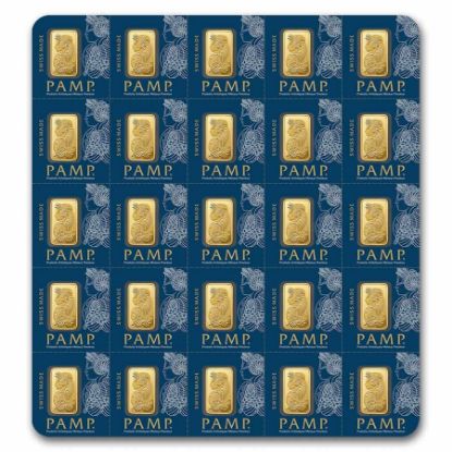 Picture of Pamp Suisse 25x1 Gram Gold Lady Fortuna Bar (Multigram Card)