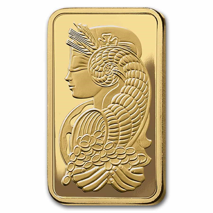 Picture of Pamp Suisse Lady Fortuna 20 Gram Gold Bar - Large Assay Card